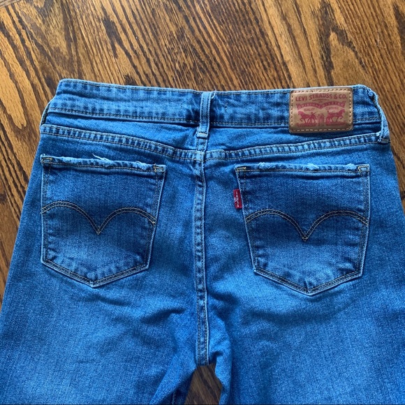 Levi’s 711 Skinny W28/L32 Ripped Knee Jeans - Picture 6 of 11